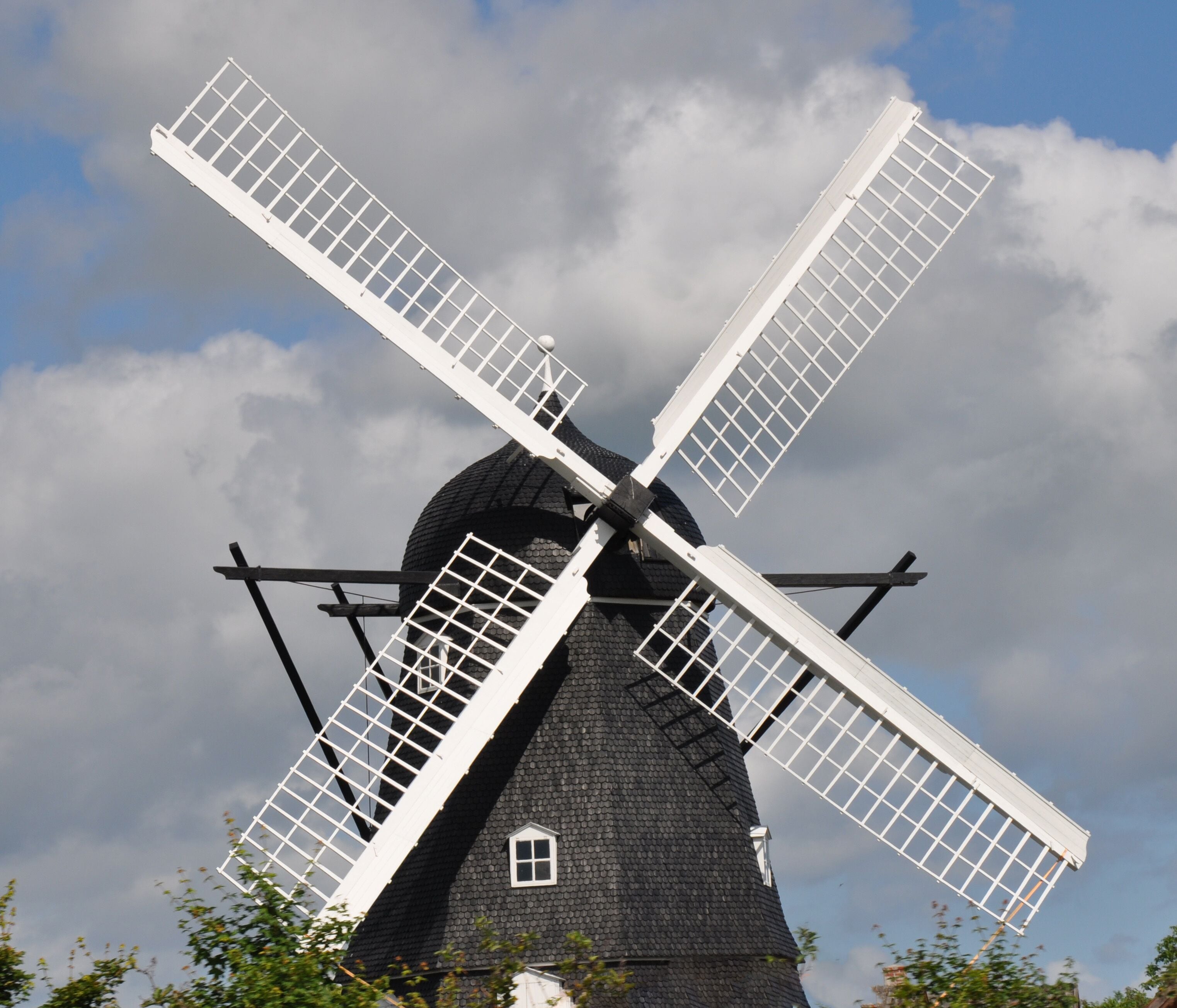 Windmühle bei Sakskobing, Dänemark