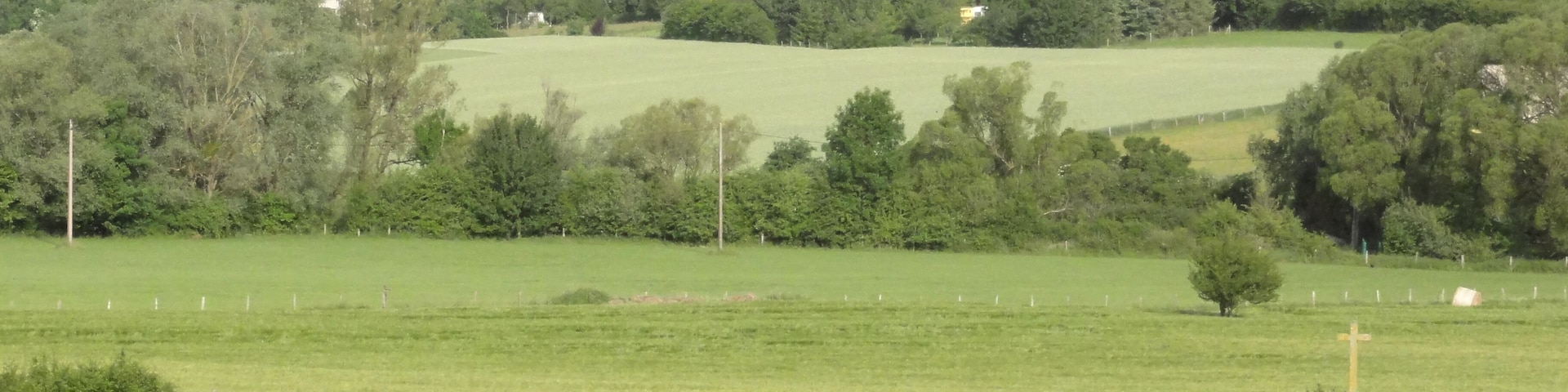 Haut-Clocher (Moselle) paysage, vue du village