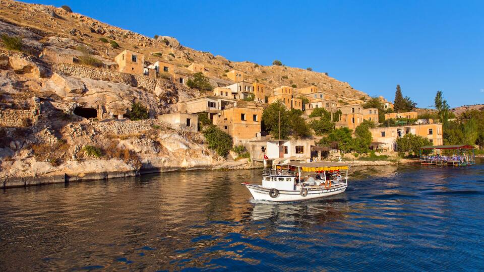 Sunken Village in Halfeti, Gaziantep - Turkey