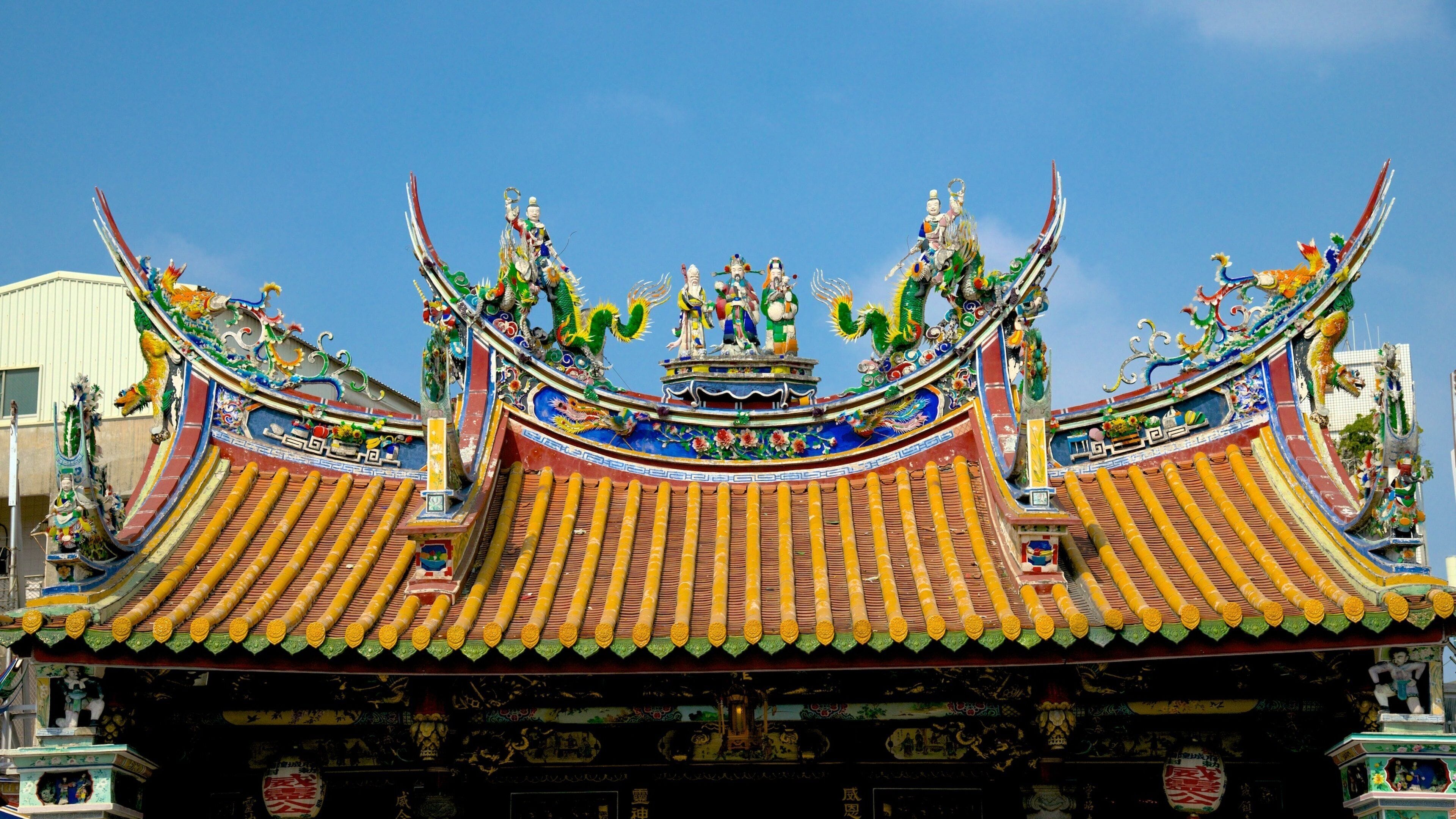 Tainan caracterizando um templo ou local de adoração
