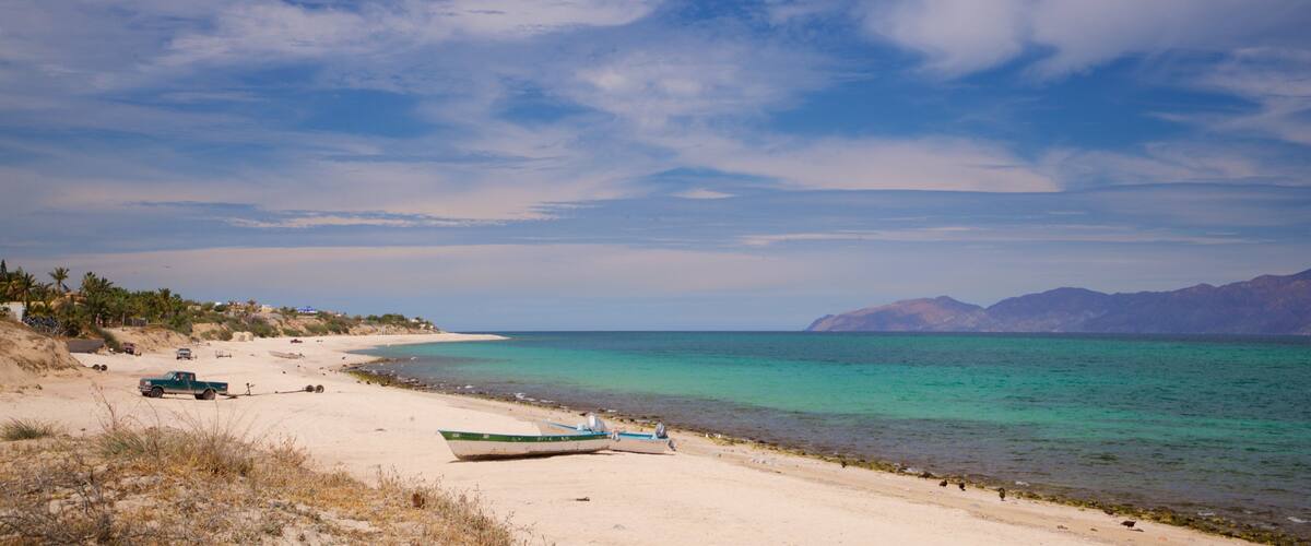 El Sargento featuring a sandy beach and general coastal views