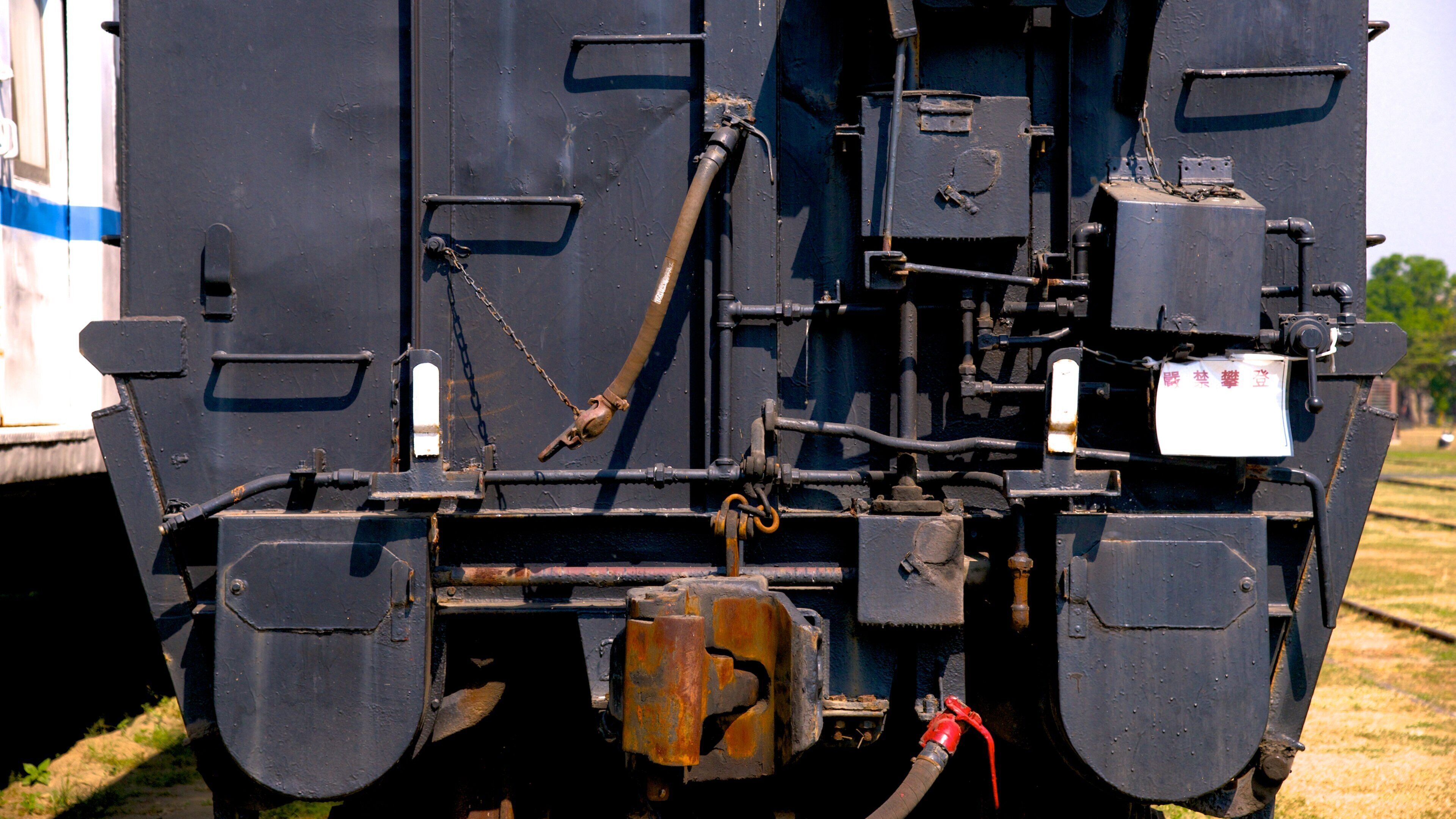 Museu da Ferrovia de Takao mostrando itens de ferrovia