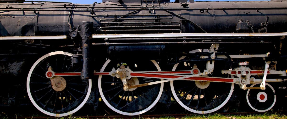 Museo ferroviario de Takao mostrando artículos de ferrocarril
