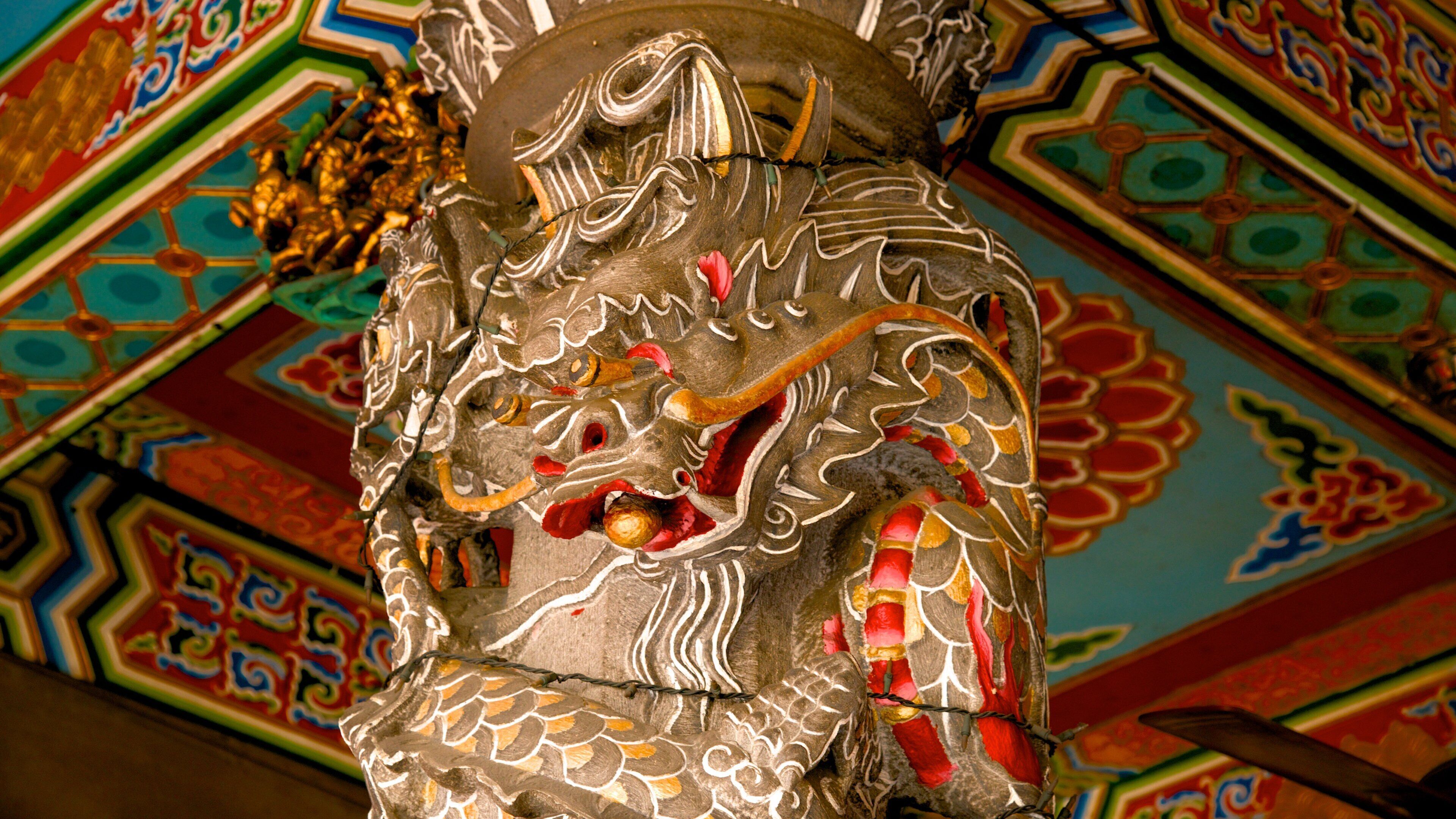 Tianfu Palace mit einem Tempel oder Andachtsstätte