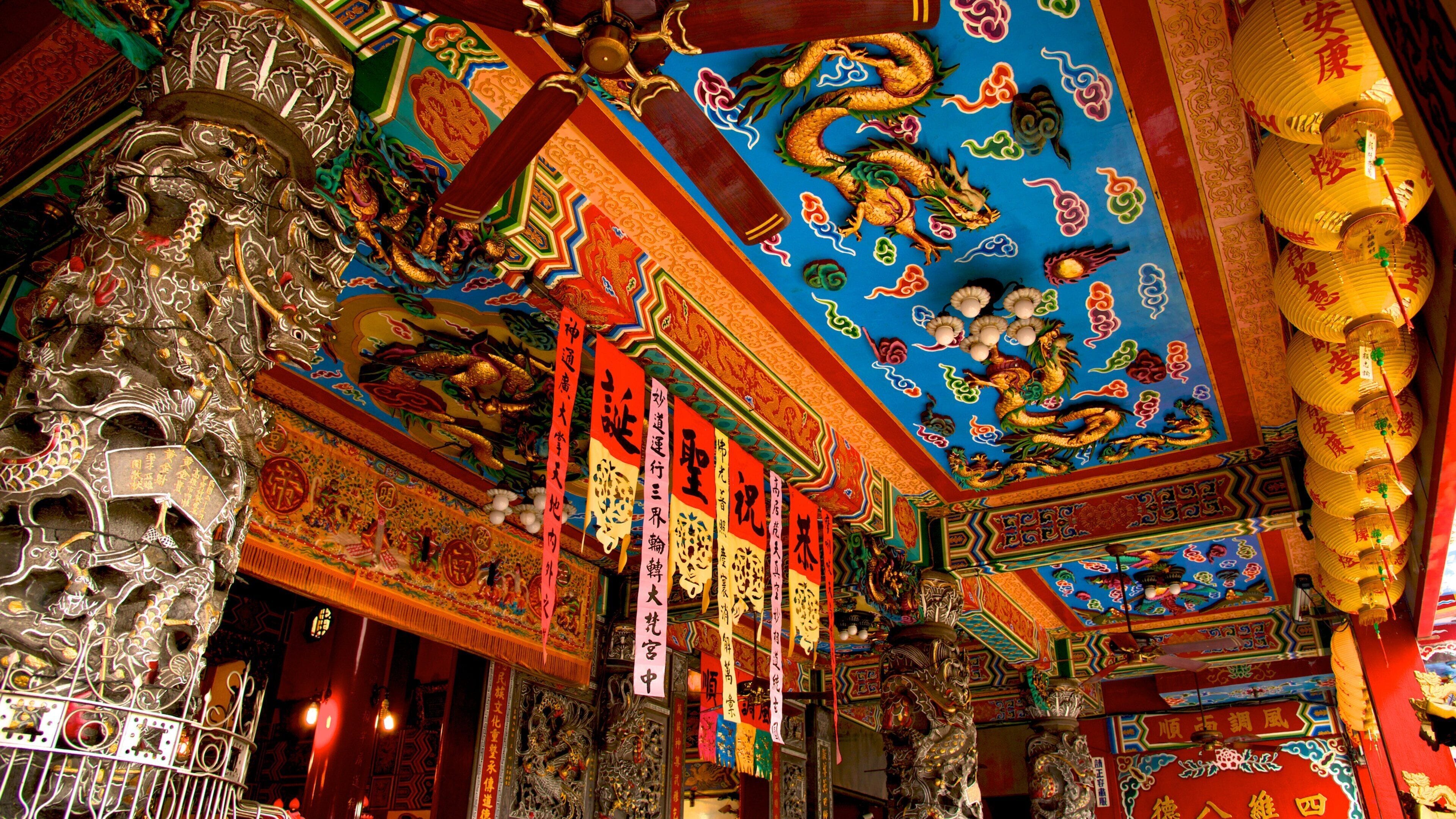 Tianfu Palace which includes a temple or place of worship