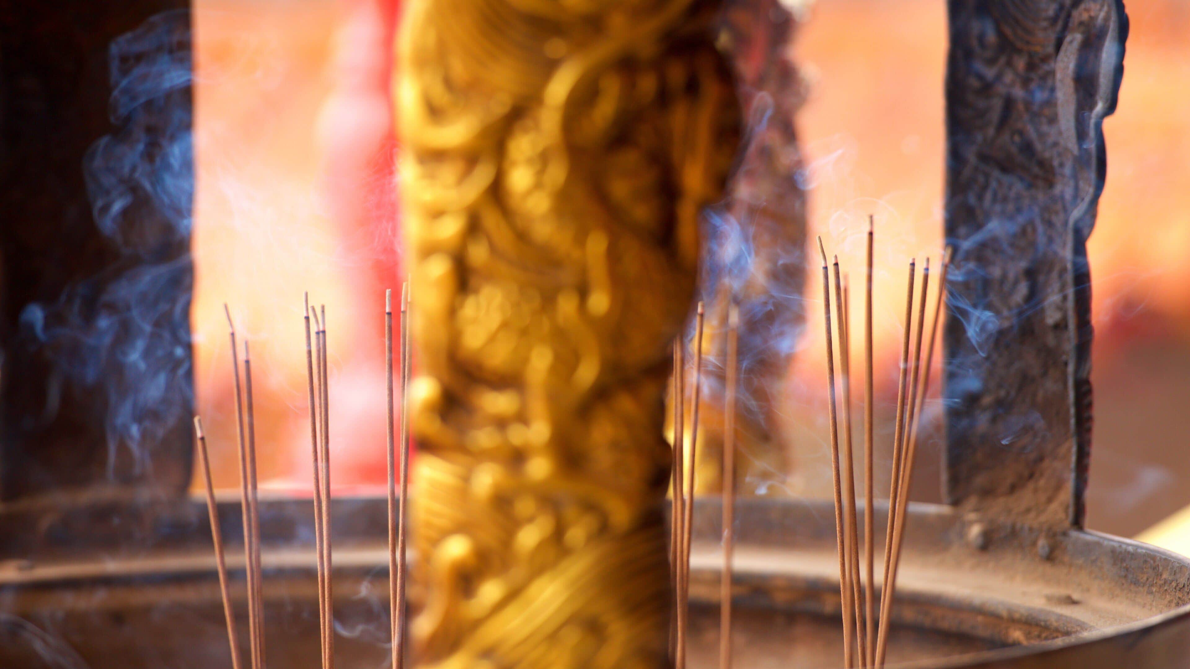 Palace de Tianfu mettant en vedette aspects religieux