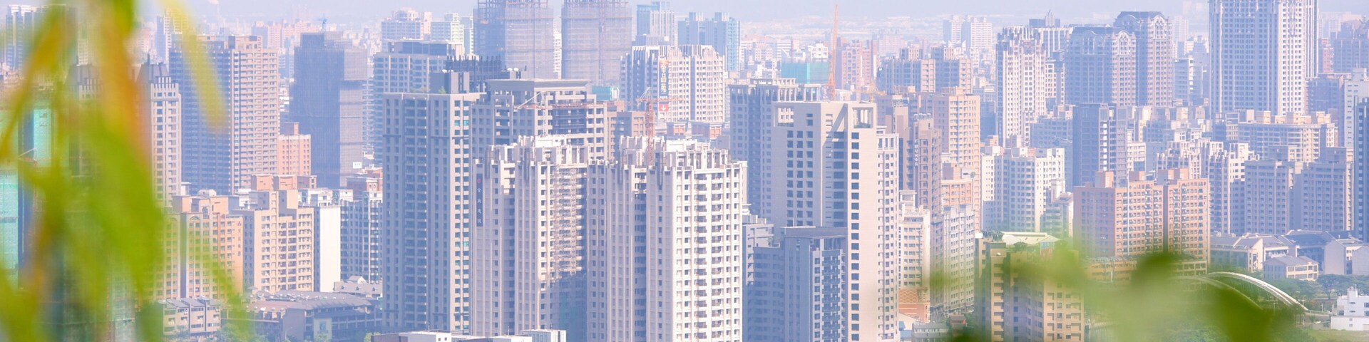 Caishan Natural Park which includes a city