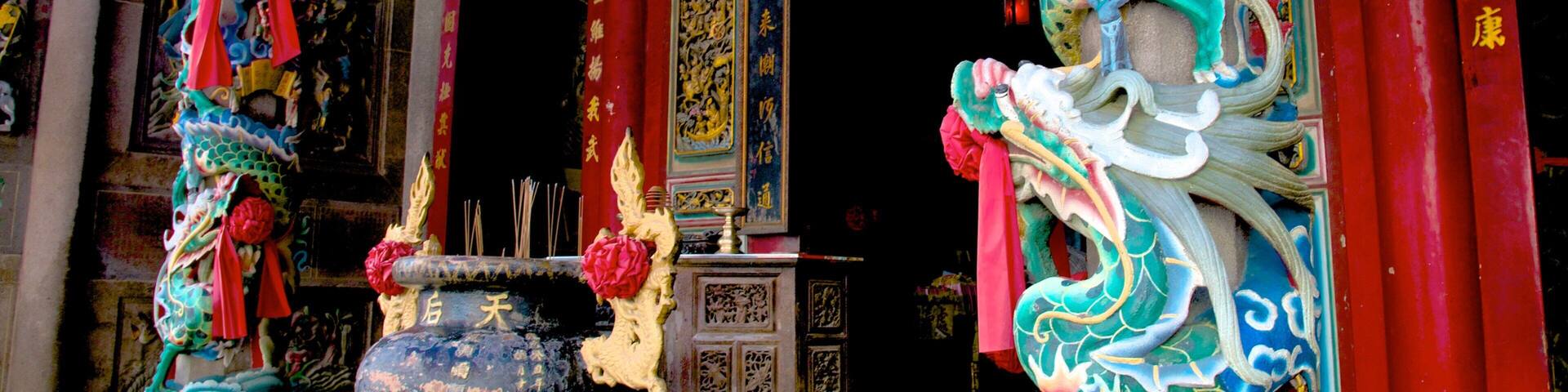 Tianhou Temple featuring a temple or place of worship