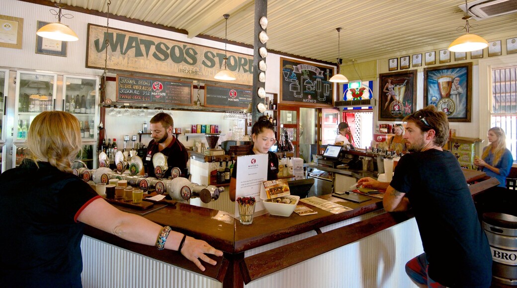 Matso\'s Brewery featuring interior views, a bar and drinks or beverages