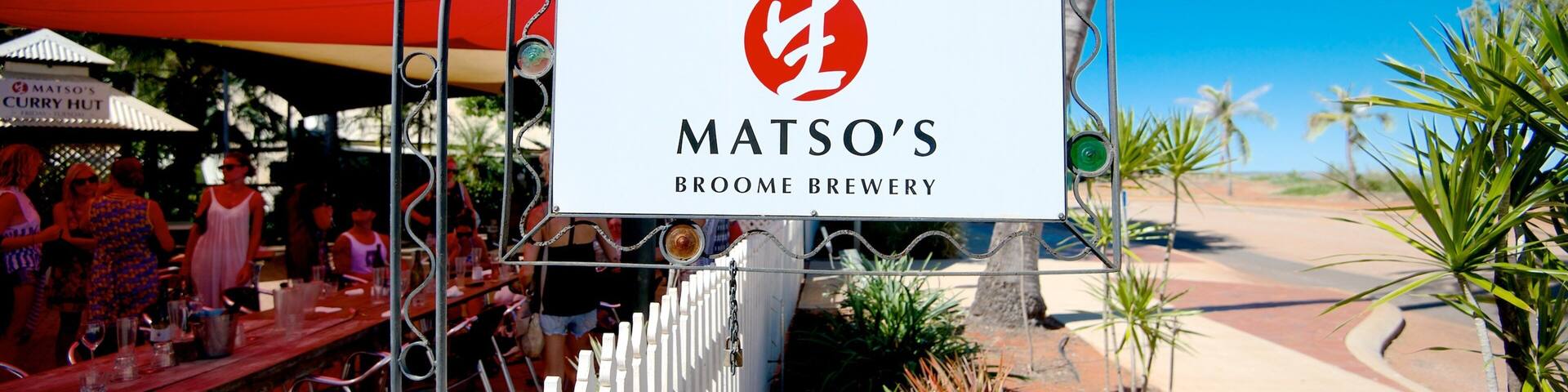 Matso\'s Brewery showing signage