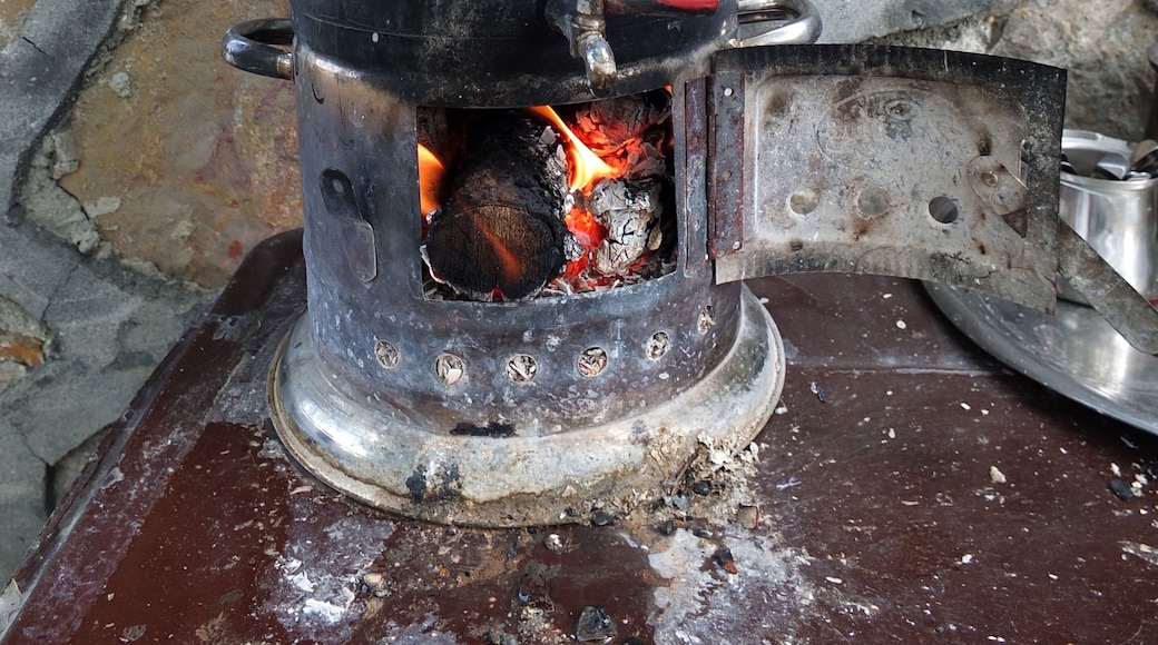 Brewing local Turkish Tea in the mountains of Arslankoy.