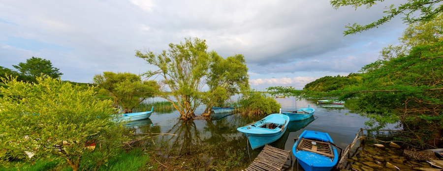 View of Sapanca Lake which is located in the Sakarya district of Turkey.