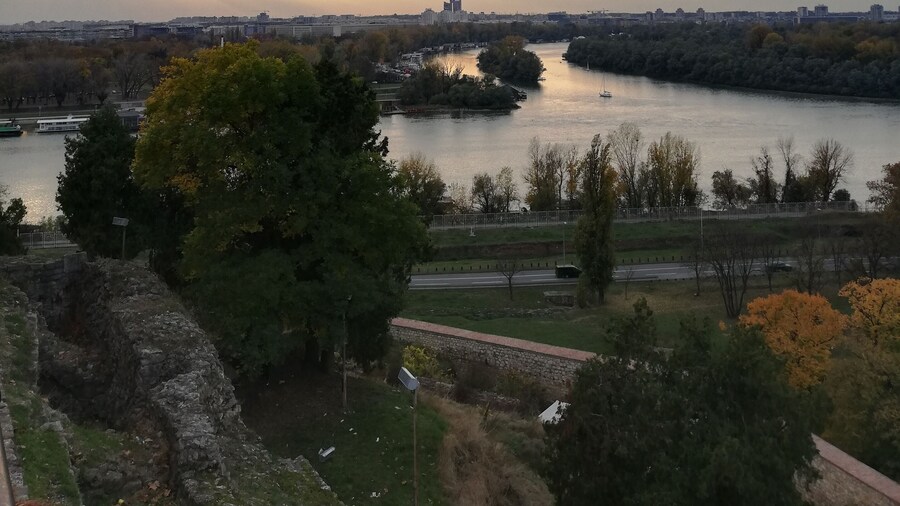 Two rivers Dunaj and Sawa