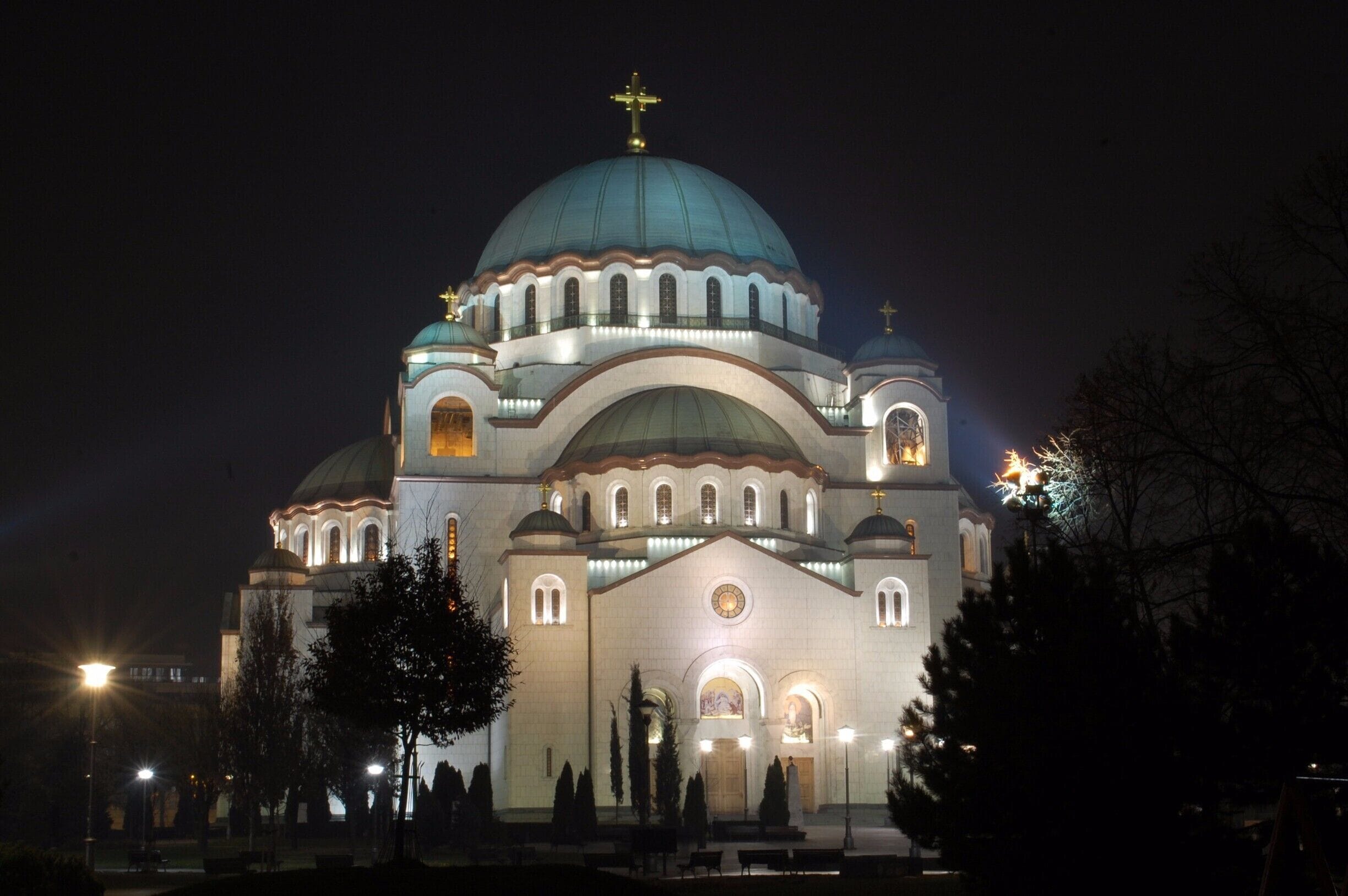 This church is dedicated to Saint Sava, who was the founder of the Serbian Orthodox Church, and an important figure in Serbian history. Construction began on the 10 May 1935, although was halted after the invasion of Yugoslavia during WWII. Work resumed in 1985, and whilst the exterior is almost complete, the interior remains unfinished.

#Beograd #Belgrade #Orthodox #architecture