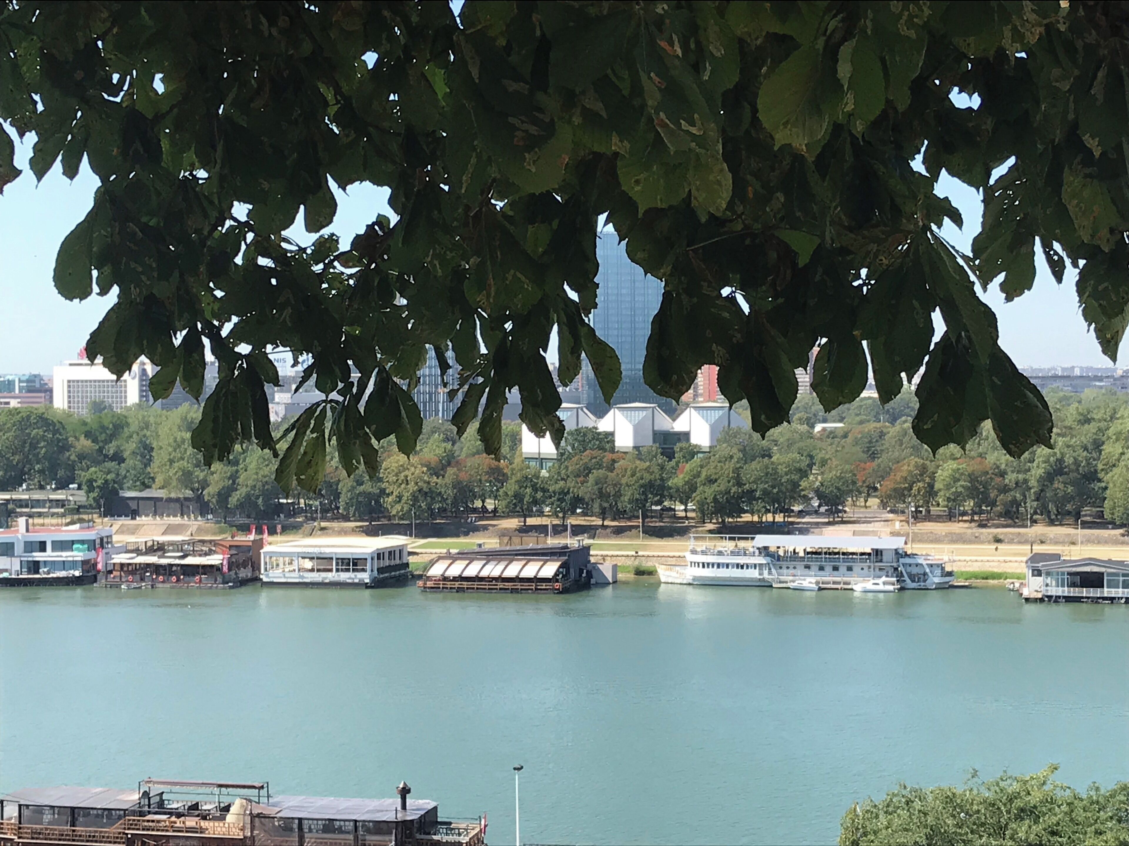 Houseboats on the River Drina in Belgrade