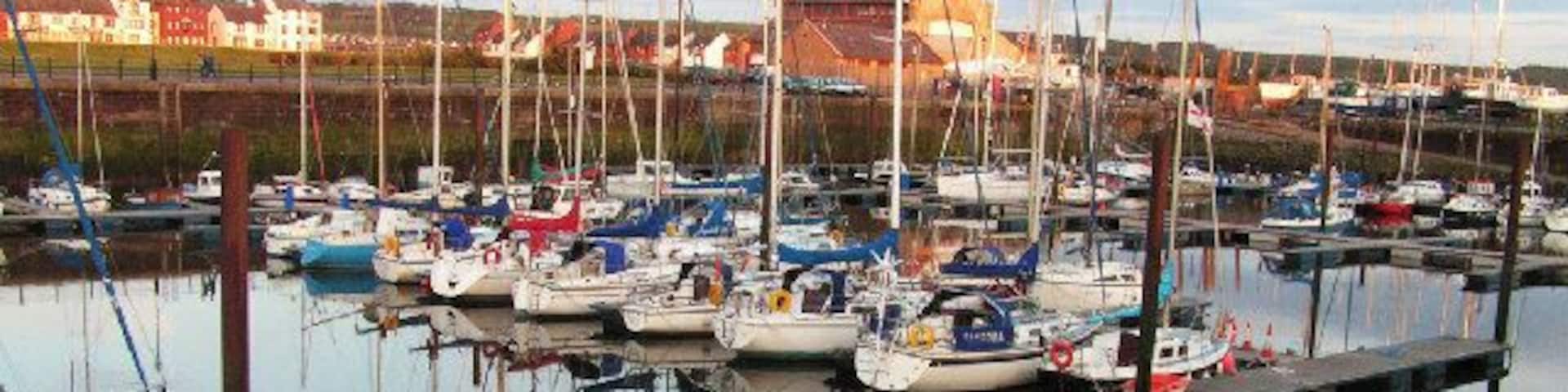 Maryport Marina.