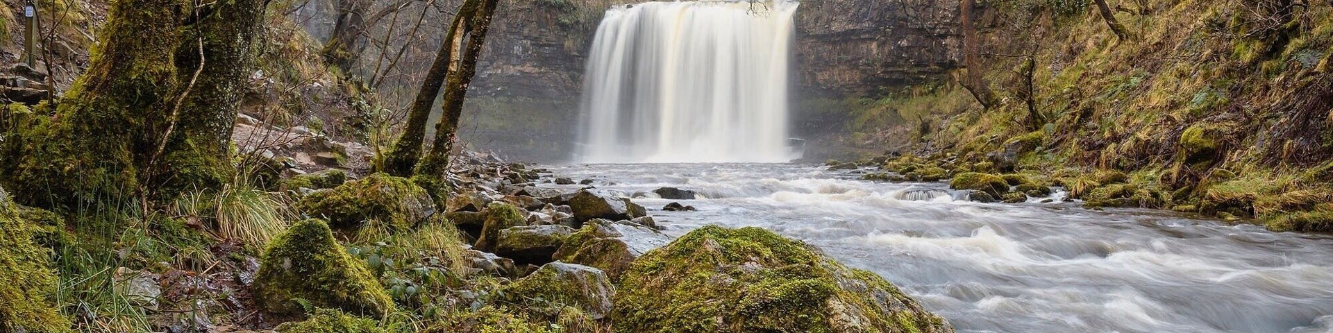 One of the falls on the Four Falls Trail near neath South Wales. #River Photo Challenge #River #Waterfall