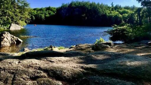 Barrington, New Hampshire. Stonehouse Pond is a 1.1 mile lightly trafficked loop trail located near Barrington, New Hampshire that features a beautiful blue lake!!! #BVSBLUE