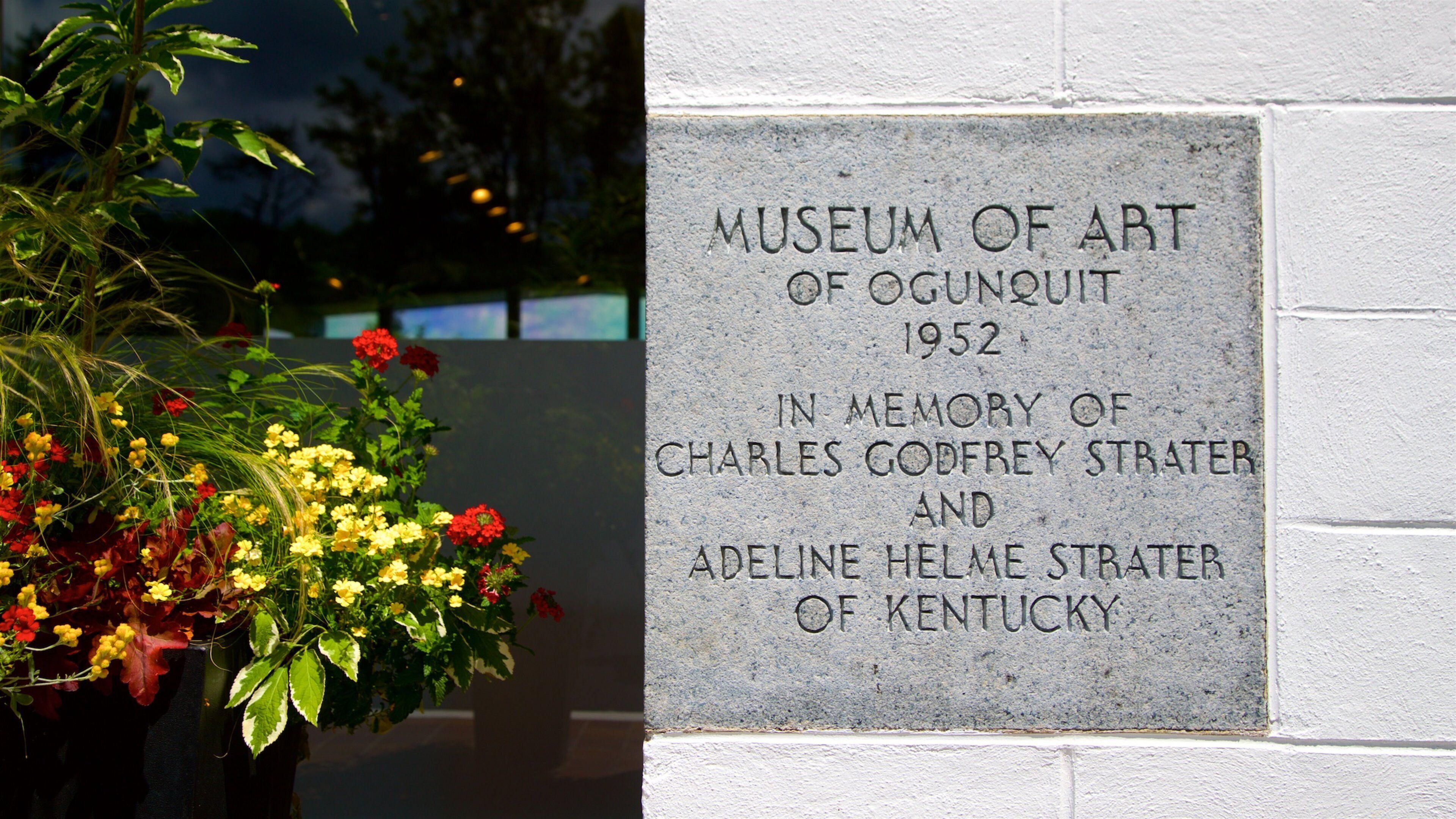 Ogunquit Museum of American Art mostrando segnaletica