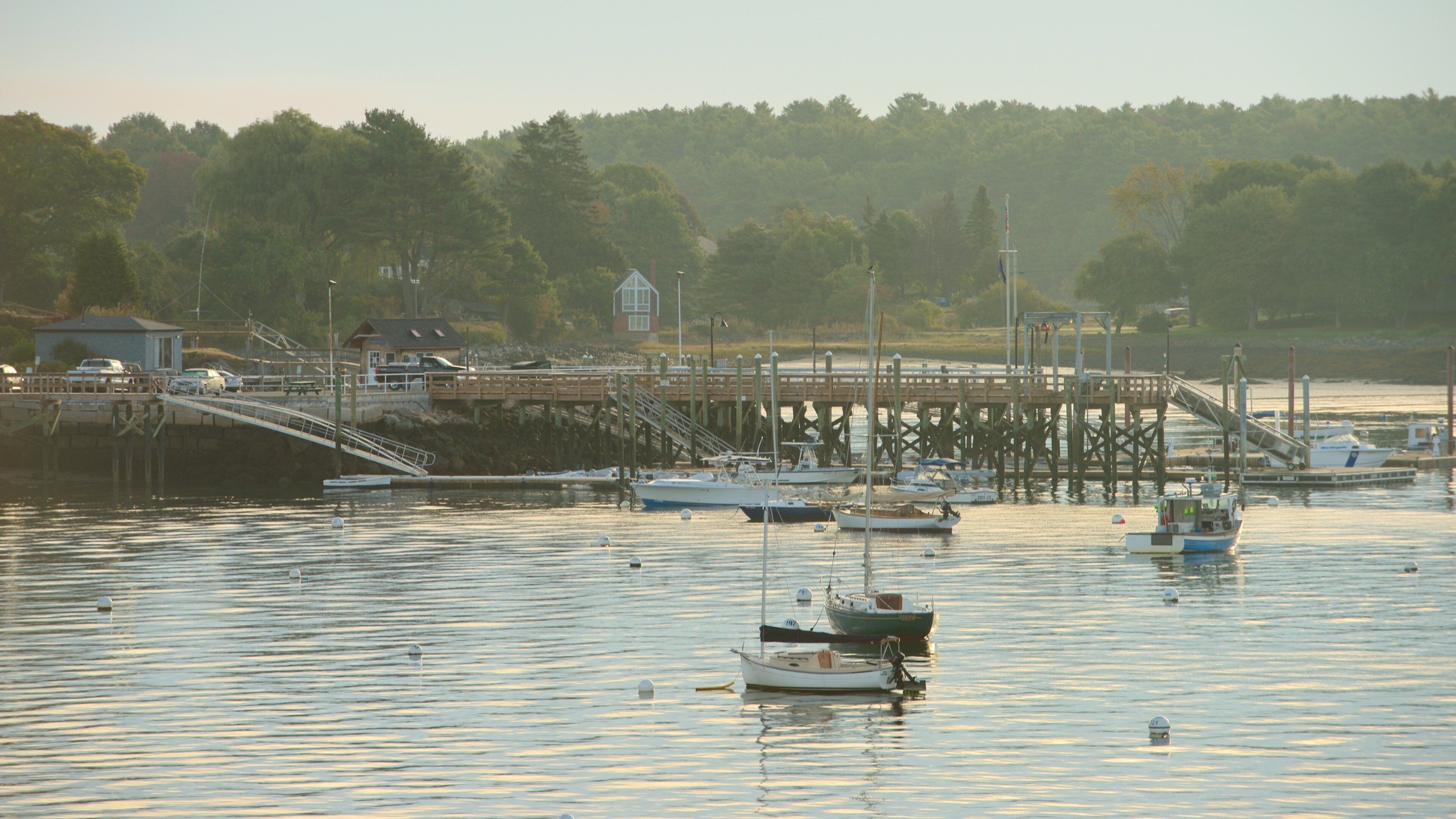 Fort McClary State Park which includes boating, a marina and a bridge