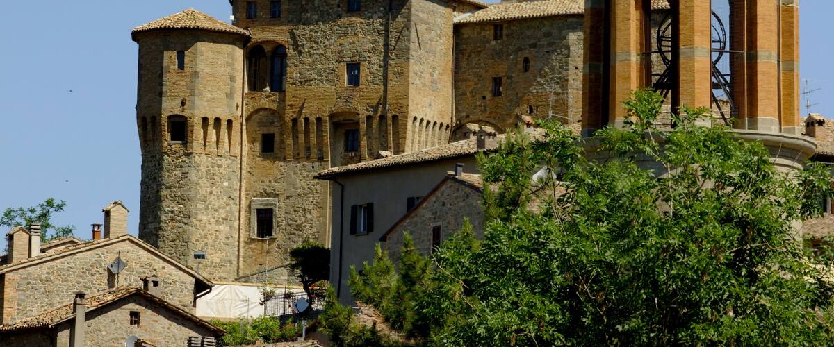 first floor of the Fregoso di Sant'Agata Feltria fortress in Italy