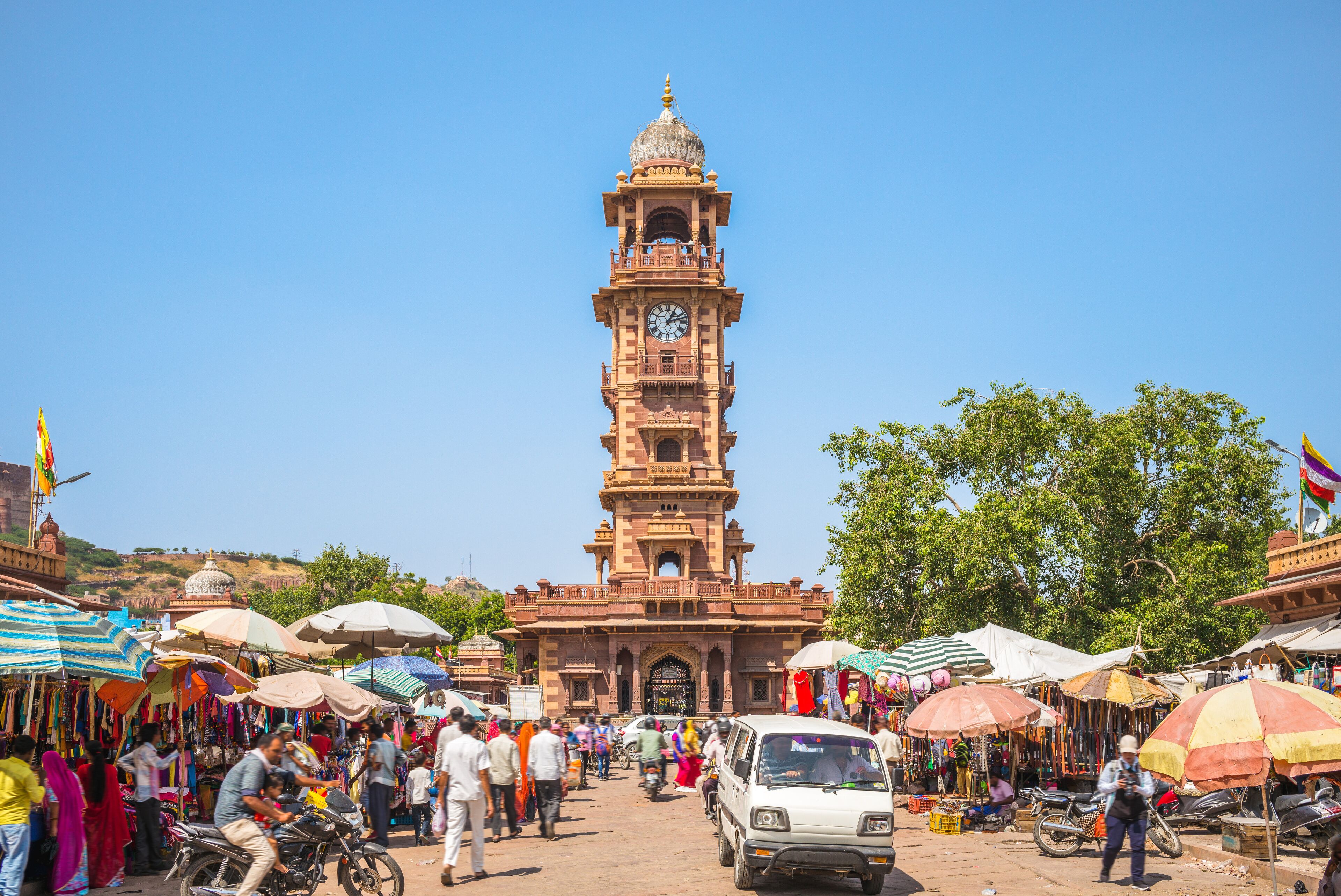 Sardar Market and Ghanta ghar Clock tower, jodhpur