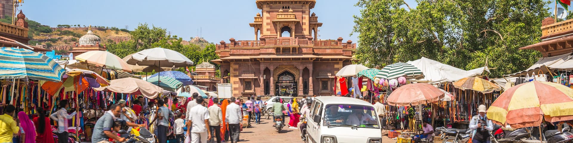 Sardar Market and Ghanta ghar Clock tower, jodhpur