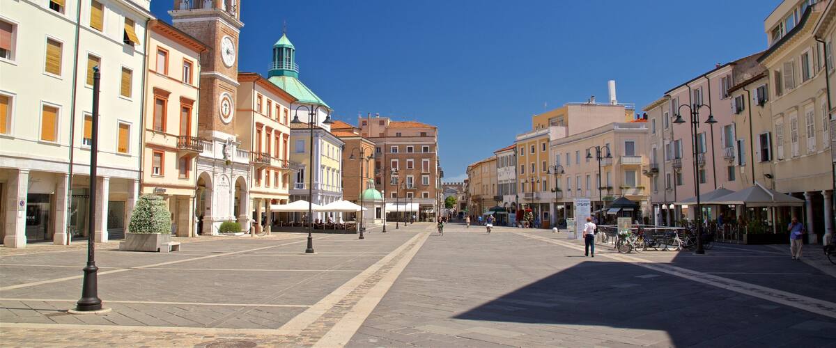 Piazza Tre Martiri which includes a square or plaza