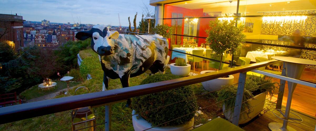 켄싱턴 옥상 정원 이 포함 동상 또는 조각상