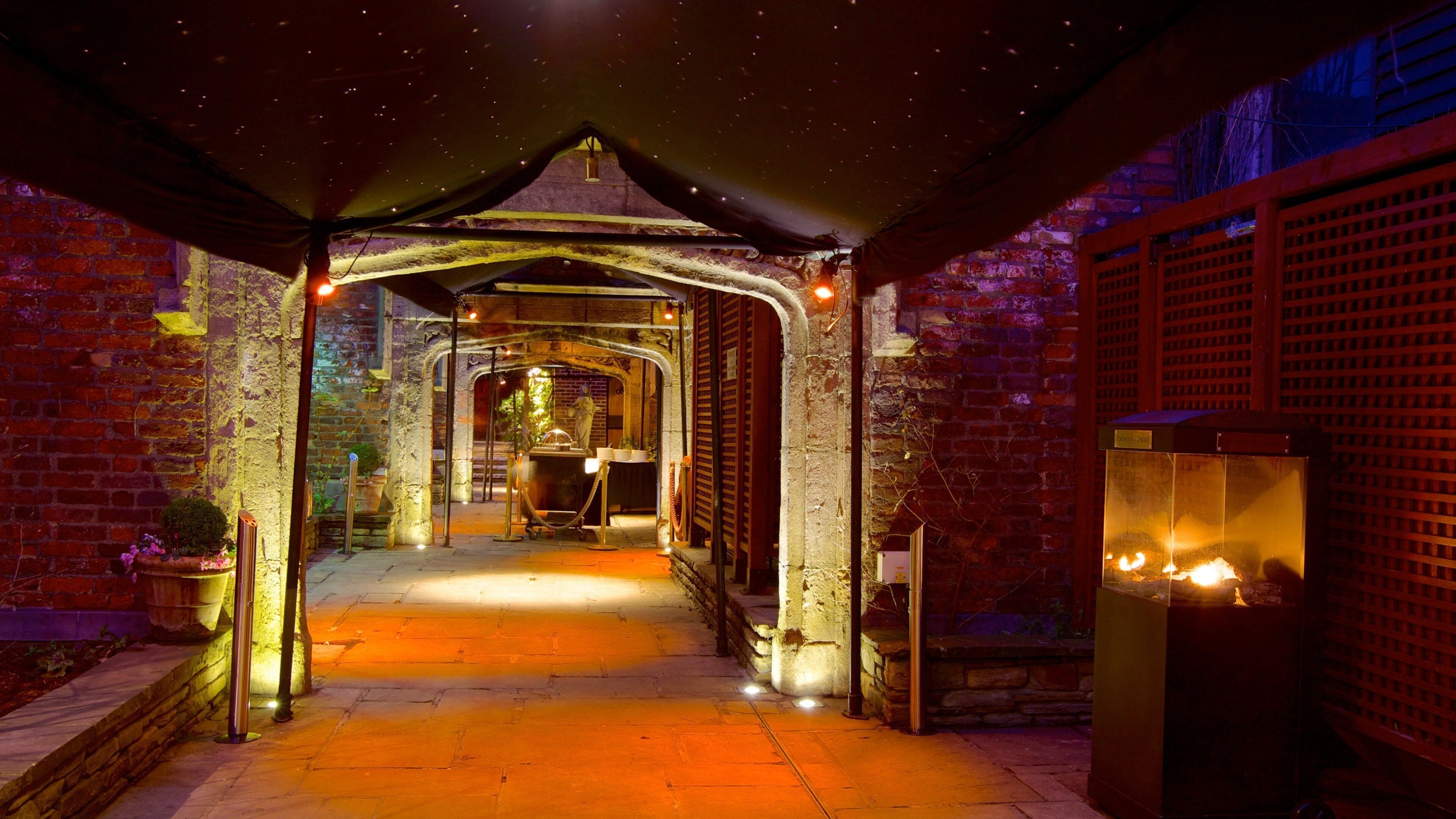 Kensington Roof Gardens mit einem Innenansichten