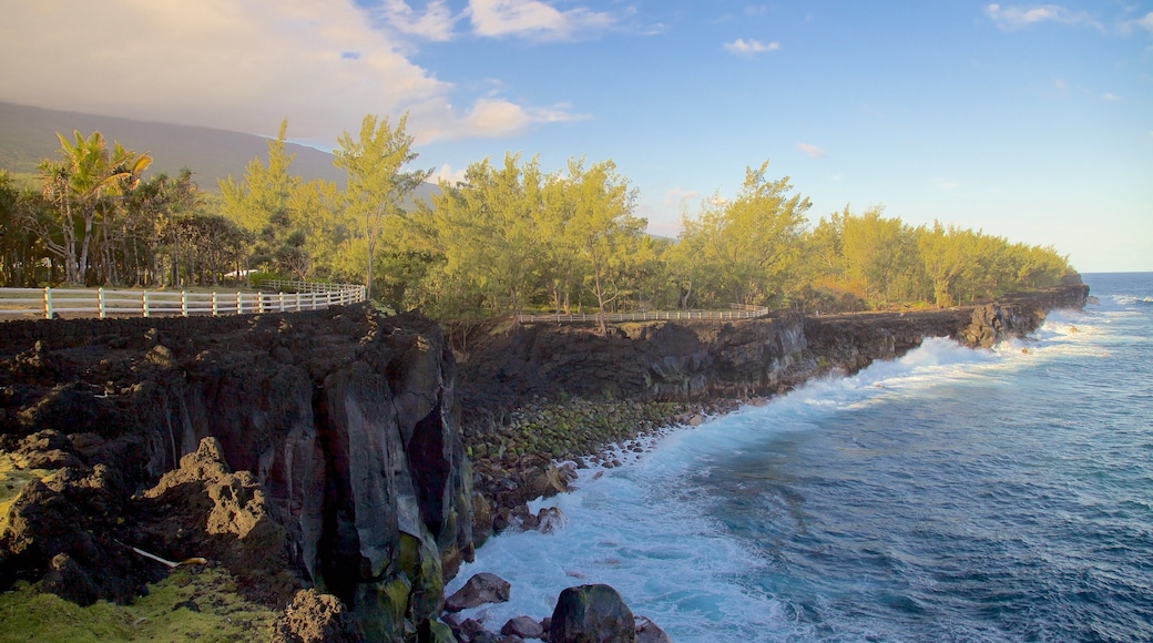 Cape Mechant featuring rugged coastline
