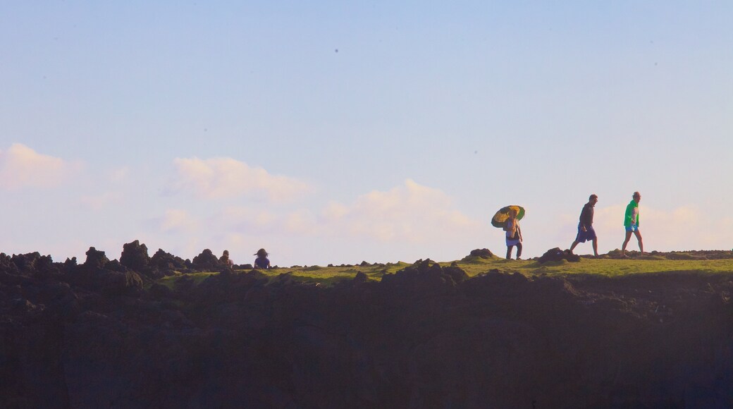 Cape Mechant as well as a small group of people