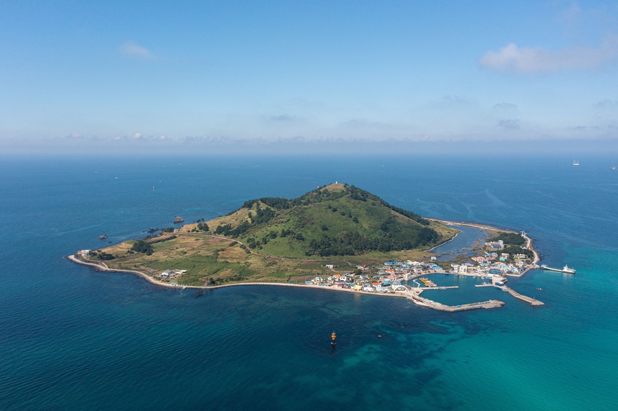 Beautiful sea in various time zones of Jeju Island, South Korea