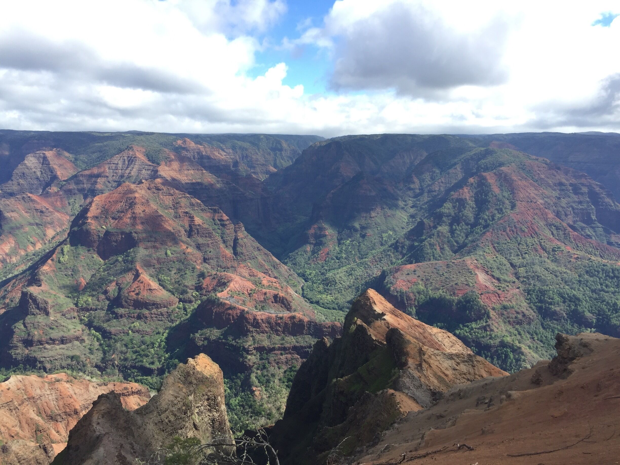 Mark Twain called this The Grand Canyon of the Pacific. Stunning views of the canyon on Kaua'i