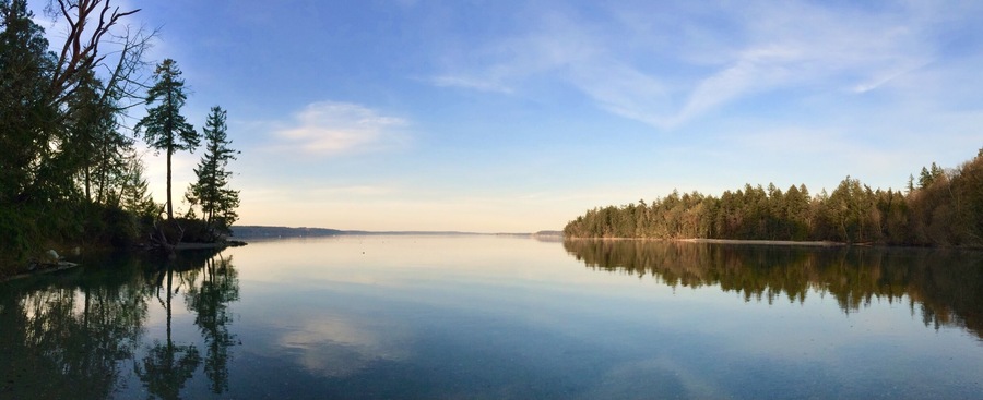 A little sunset view from the beautiful Penrose Point State Park. #GoldenHour #TakeAHike
