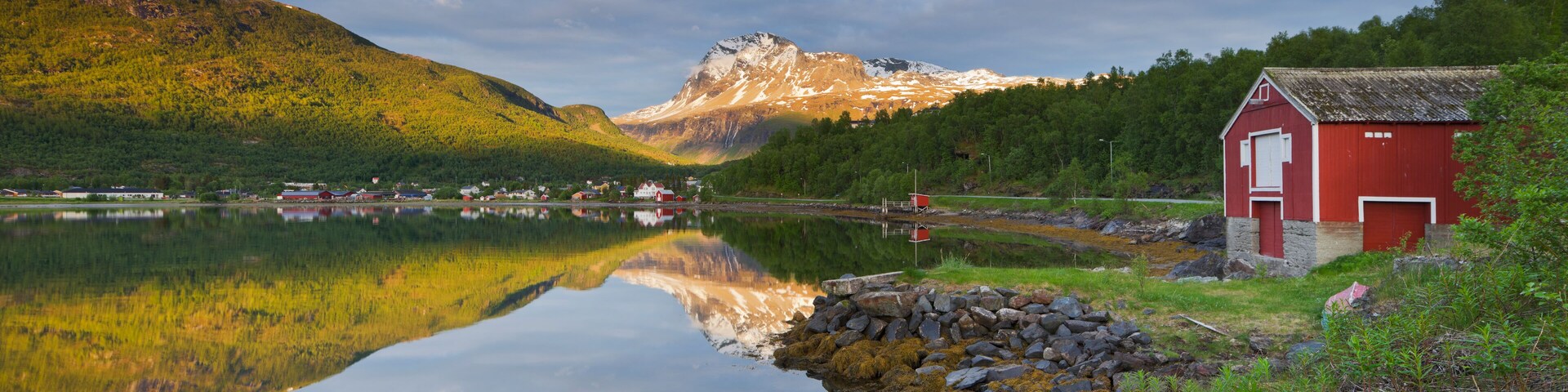 Norwegen, Nordland, Lavangen, Tenevoll, Spanstinden