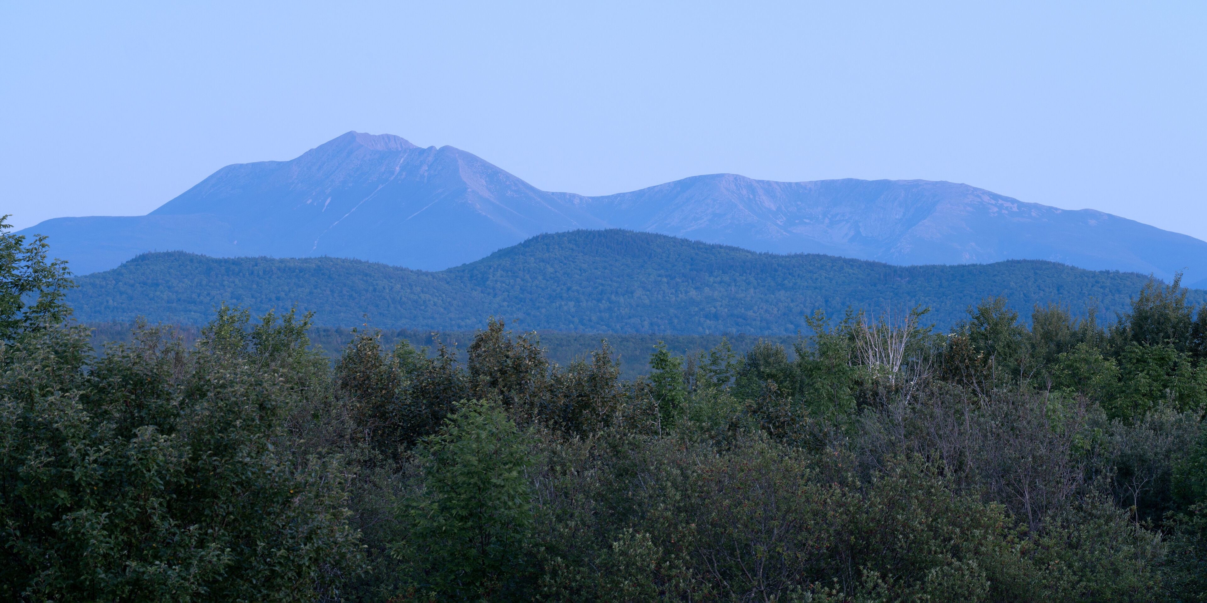Mount Katahdin Dawn - Panoramic