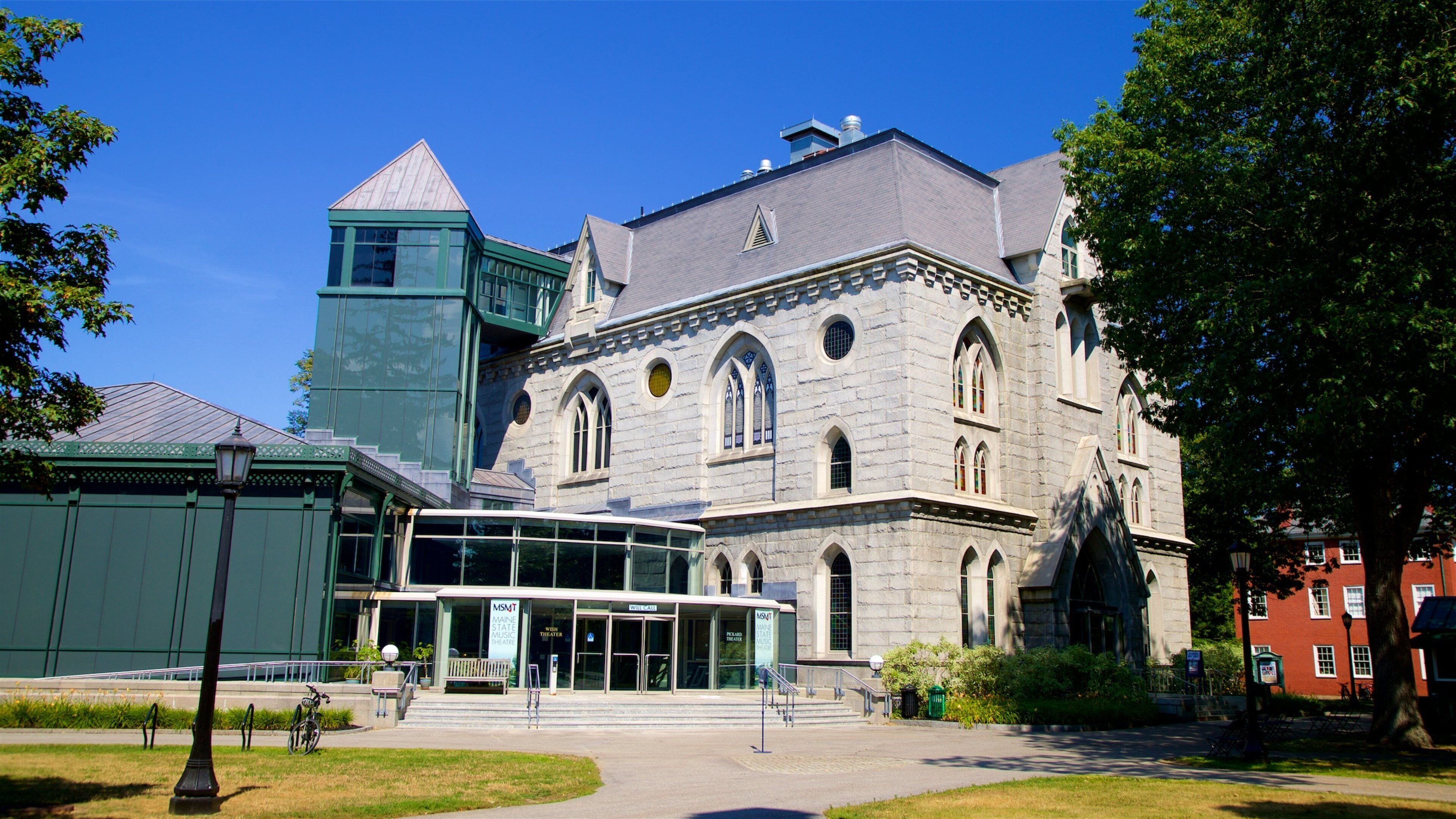 Maine State Music Theater which includes heritage architecture