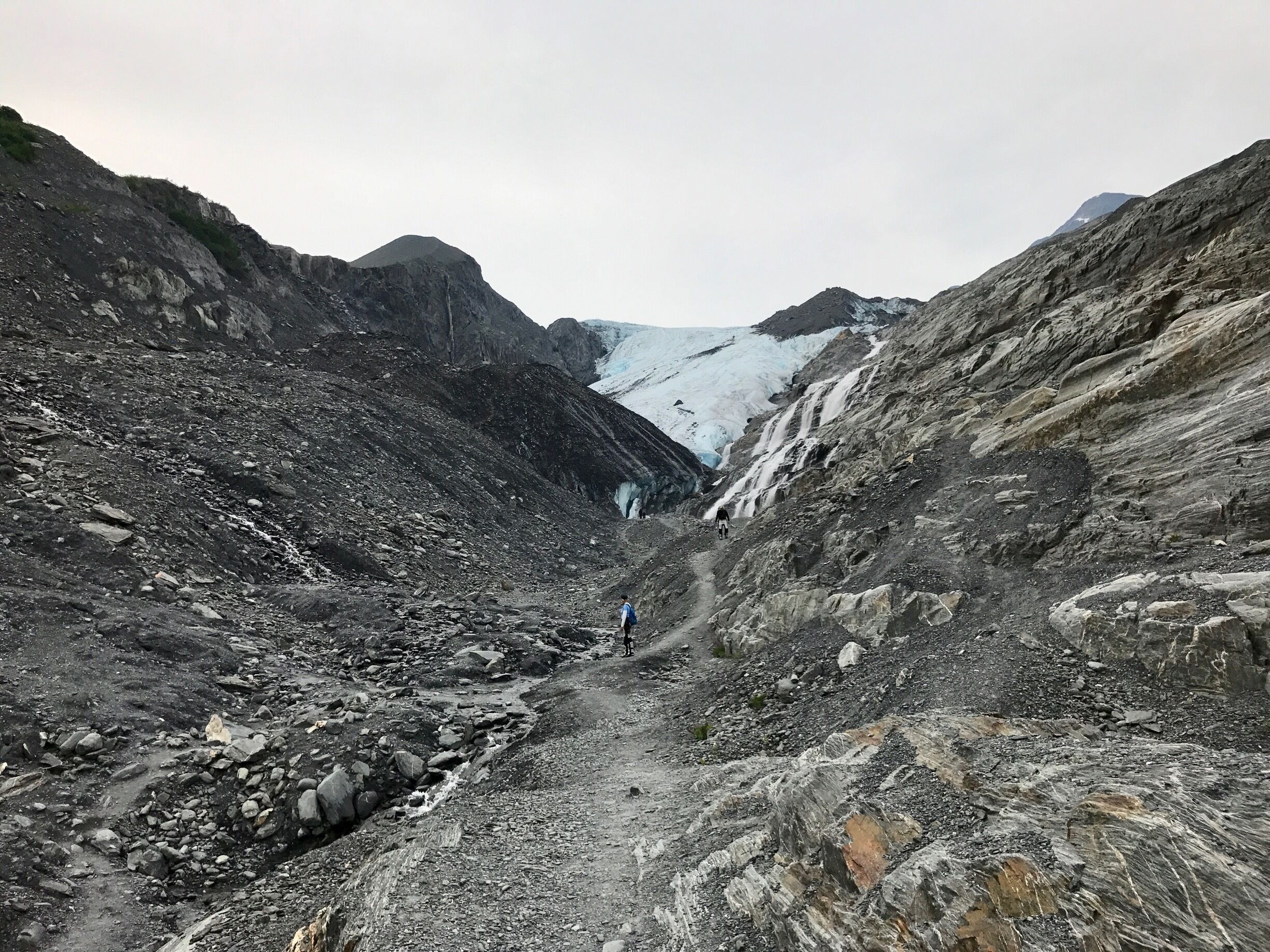 Stopping by for a great view while taking a break riding my motorcycle through Alaska  this month..
