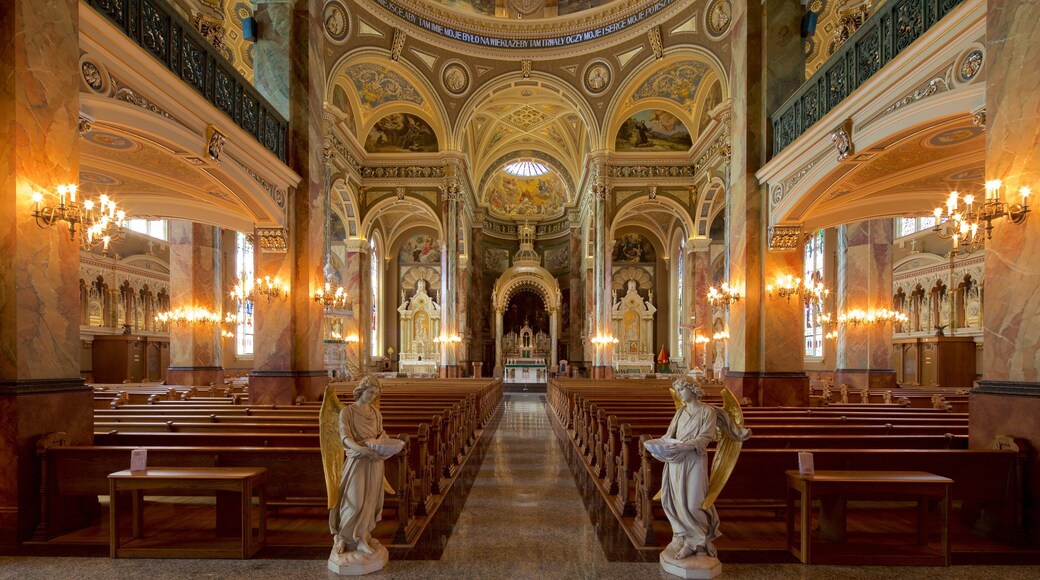 Basilica of Saint Josaphat som viser innendørs, kulturarv og religiøse elementer