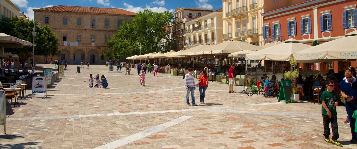 Archaeological Museum of Nafplio showing a square or plaza