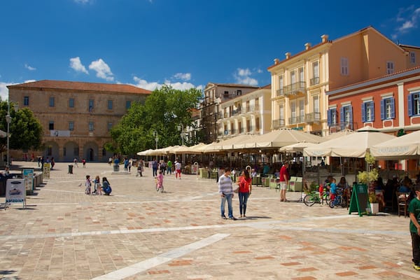 Archaeological Museum of Nafplio showing a square or plaza