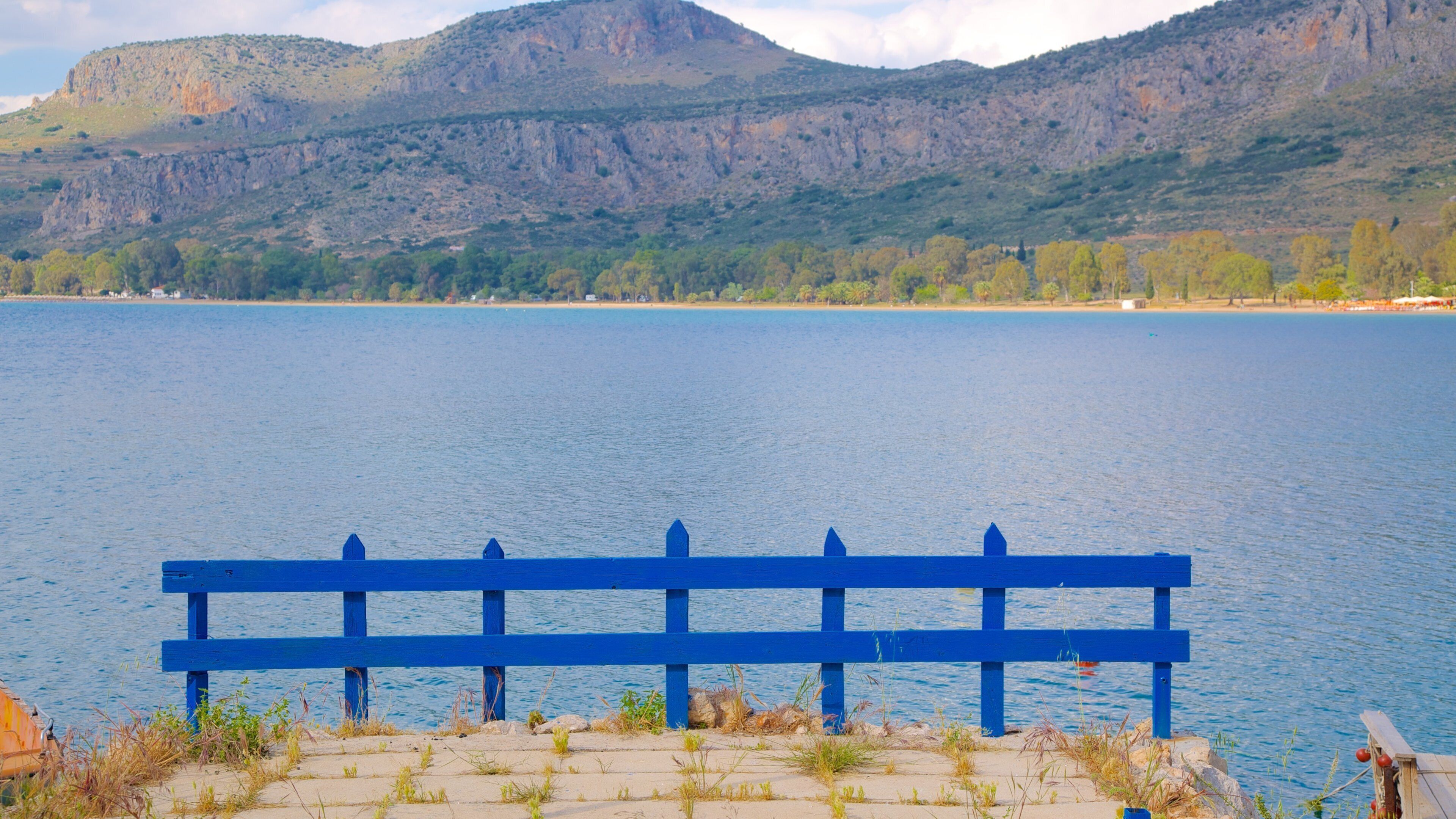 Nafplio showing general coastal views