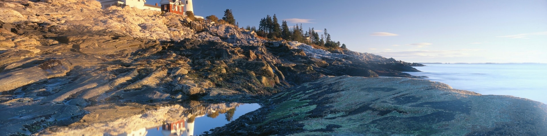 Sunrise at Pemaquid Point Lighthouse from 1827, Maine