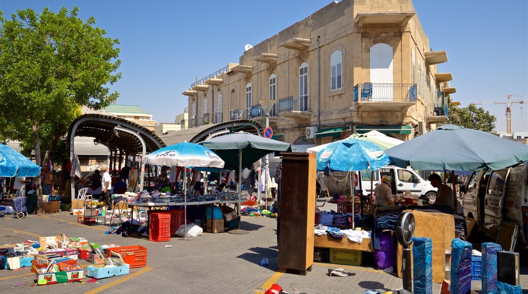 Marché aux puces de Jaffa mettant en vedette marchés