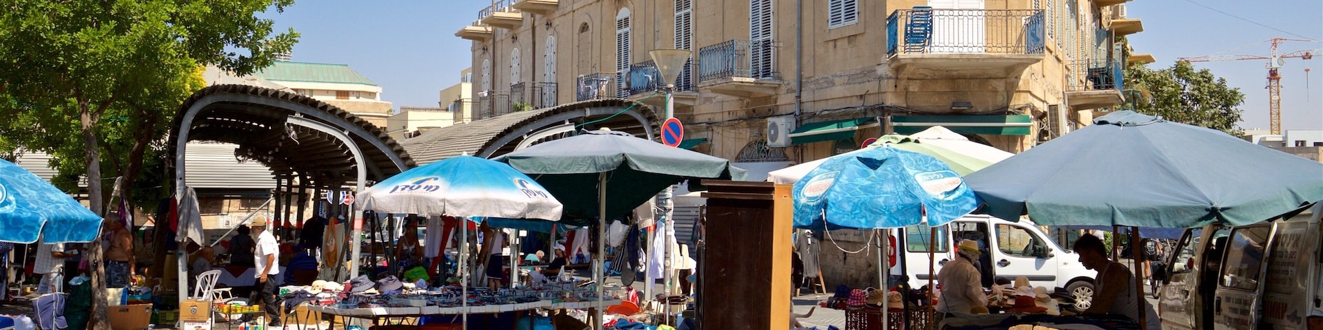 Jaffa Flea Market showing markets