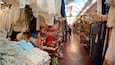 Jaffa Flea Market featuring markets and interior views