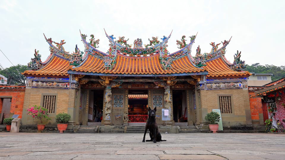Heritage building (Place of worship) at Beipu Township, Hsinchu County, Taiwan