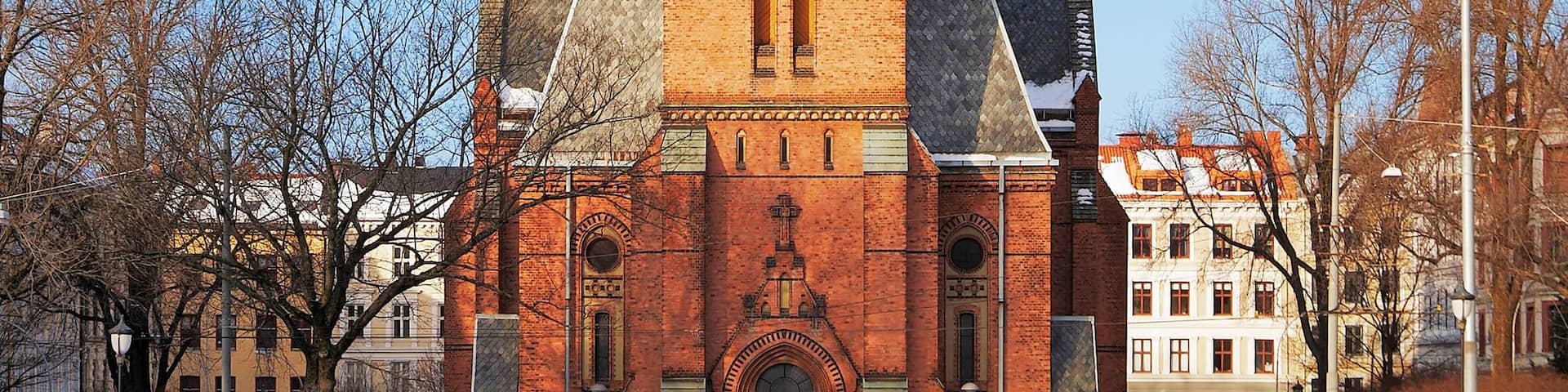 Paulus Church in the borough Grunerlokka in the Oslo, Norway