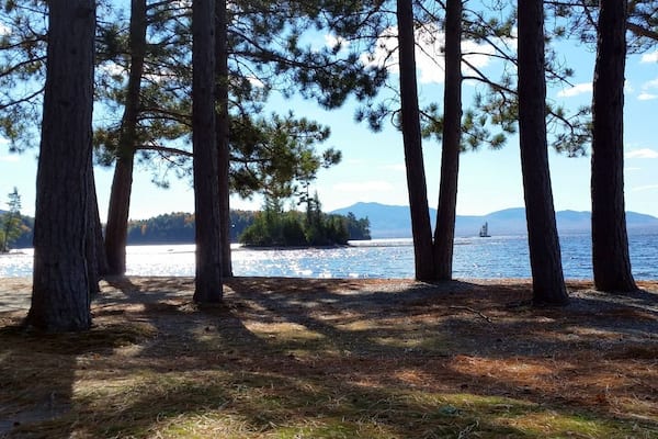 Lily Bay State Park on Moosehead Lake in Maine